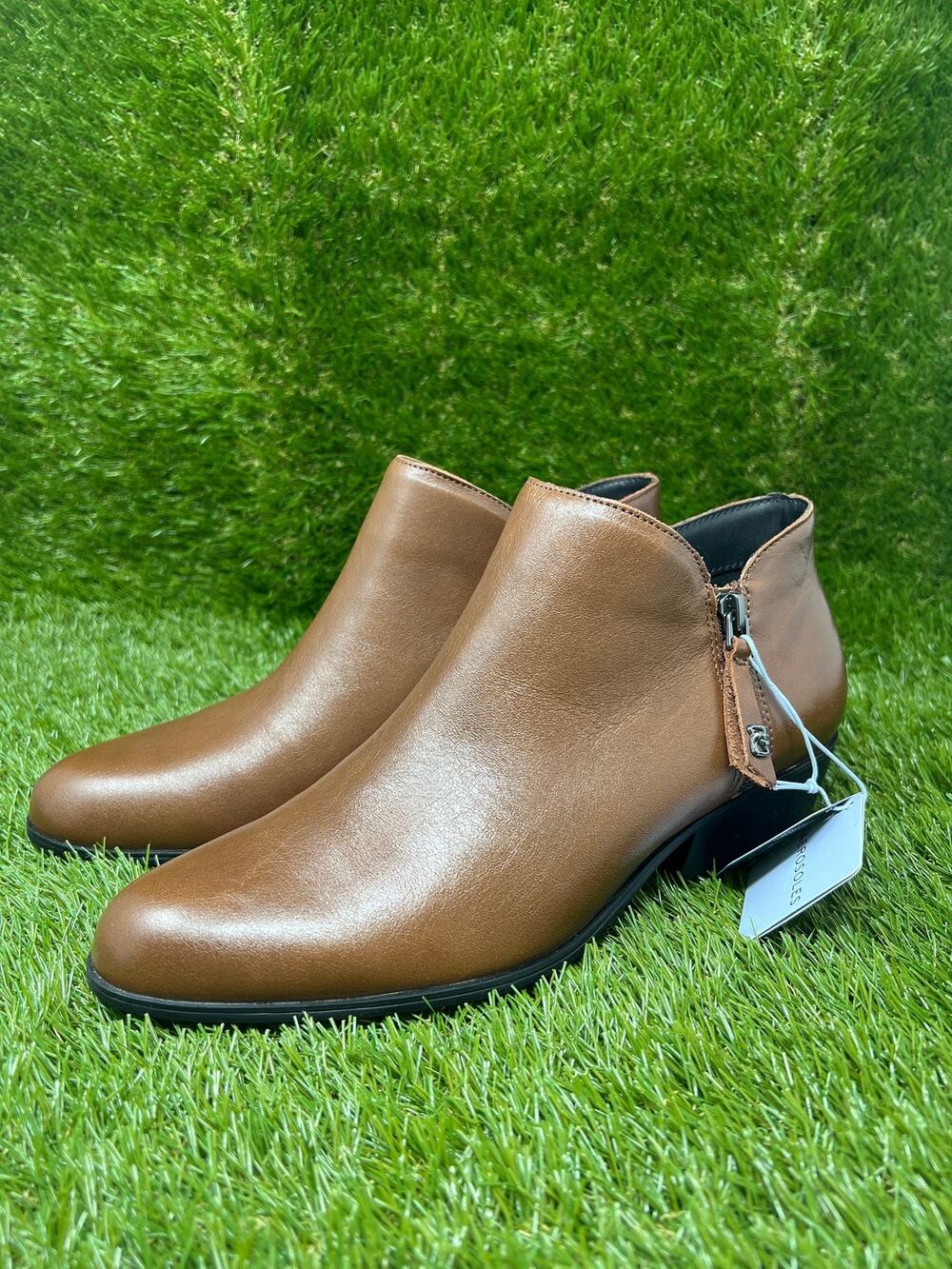 Aerosoles Women's 10M Collaroy Mocha Burnished Booties